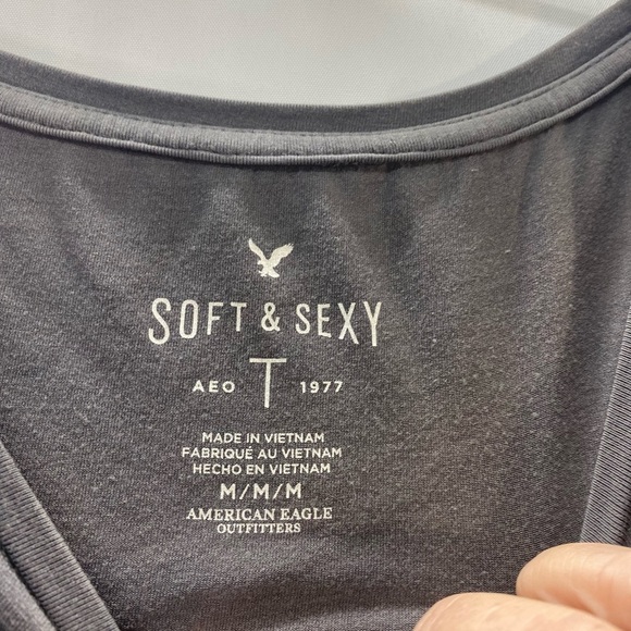 Feminine Soft & Sexy M Minimalist Cold Shoulder Relaxed Grey Jersey Effortless - Picture 4 of 11